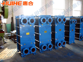 精美展示板式換熱器-鐵支架實拍圖,讓客戶更直觀的了解我們的產品!