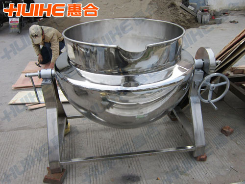 不銹鋼蒸汽加熱可傾式不攪拌夾層鍋